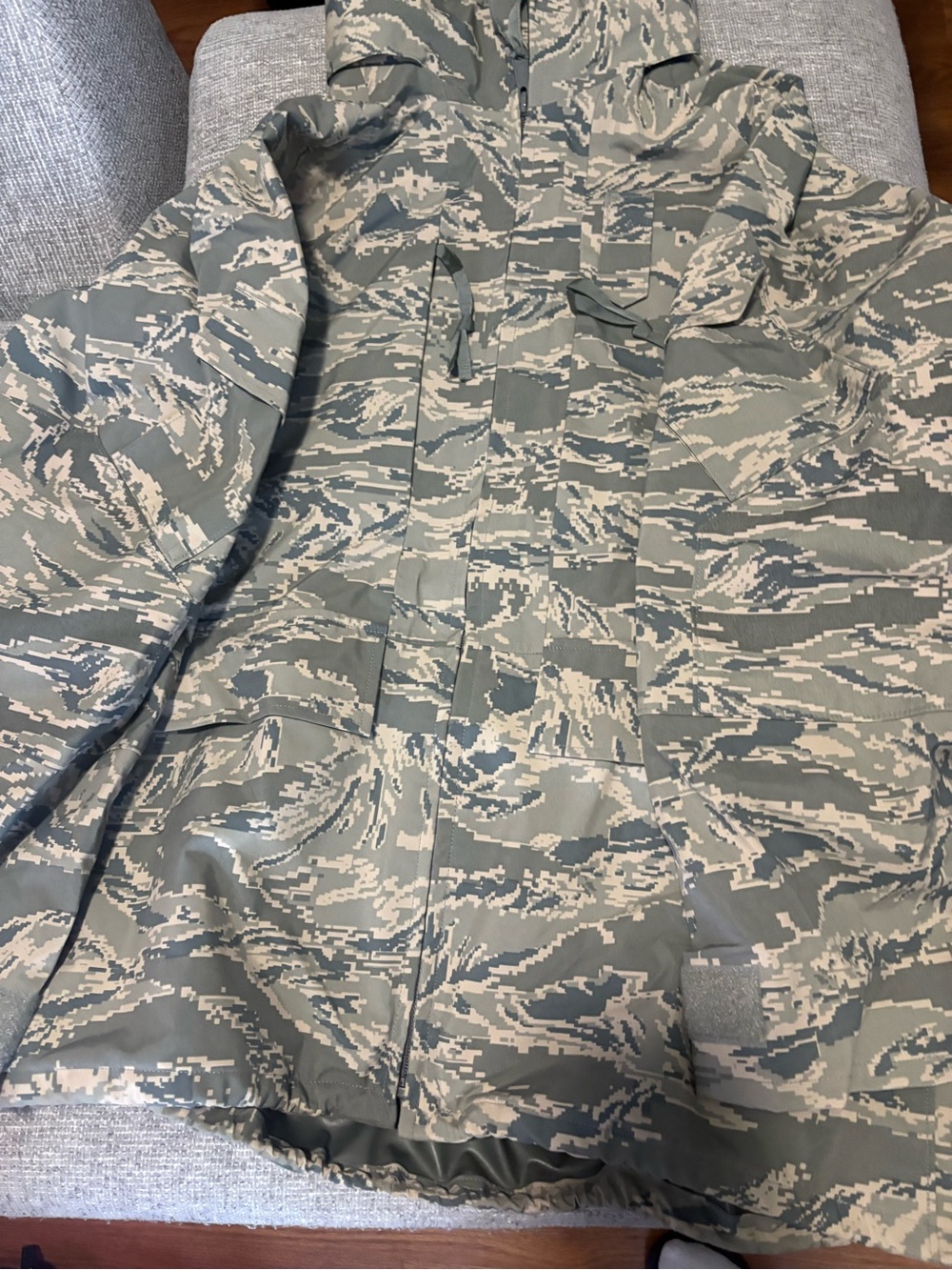 Military Parka Jacket X Large All Purpose Environmental Camo APECS USAF GoreTex